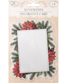 J.K. PRIMECO 5 KPL JOULUTÄHTI KUVIOKEHYS Main Image