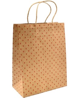 JKP PUNAISET SYDÄMET M LAHJAKASSI Main Image