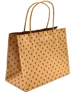 JKP SYDÄMET MUSTA S-KOKO LAHJAKASSI Main Image