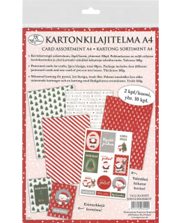 JKP A4 JOULUHAHMOT KARTONKILAJITELMA Main Image