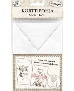 JKP KÄÄRE VALKOINEN KORTTIPOHJA Main Image