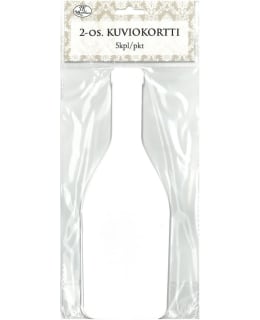 JKP VALKOINEN PULLO 5KPL KUVIOKORTTI Main Image