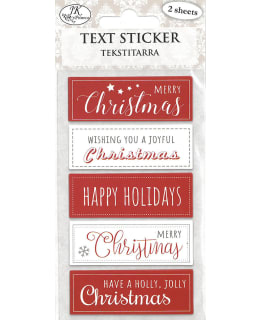 JKP CHRISTMAS RED TEKSTITARRA Main Image