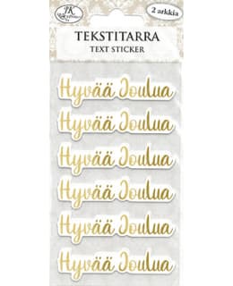 JKP HYVÄÄ JOULUA KULTAFOLIO TEKSTITARRA Main Image