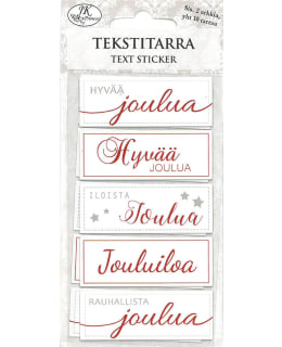JKP JOULU PUNAINEN TEKSTITARRA Main Image