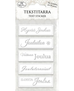 JKP JOULU HOPEAFOLIO TEKSTITARRA Main Image