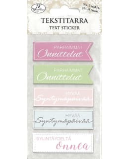 JKP PASTELLI ONNITTELUT TEKSTITARRA Main Image