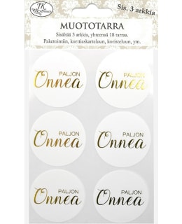JKP PALJON ONNEA KULTA 3ARK MUOTOTARRA Main Image