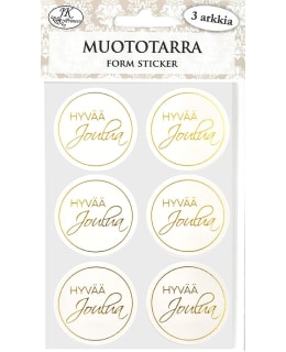 JKP HYVÄÄ JOULUA KULTAFOLIO MUOTOTARRA Main Image