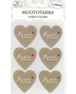 JKP JOULUTEKSTI SYDÄN RUSKEA MUOTOTARRA Main Image