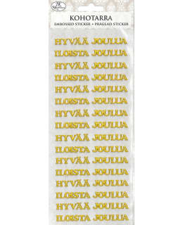 JKP HYVÄÄ JOULUA KULTA KOHOTARRA Main Image