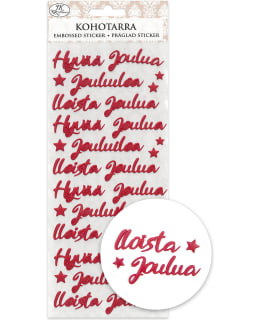 JKP JOULUTEKSTIT PUNAINEN KOHOTARRA Main Image