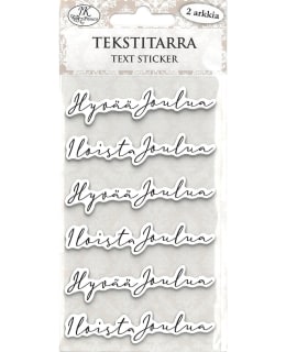 JKP JOULUTEKSTI MUSTA TEKSTITARRA Main Image