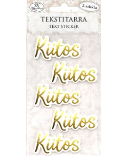 J.K. PRIMECO KIITOS KULTA 2 TEXT STICKER Main Image