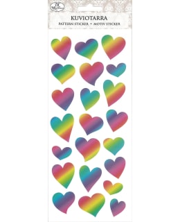 J.K. PRIMECO HEARTS PATTERN STICKER Main Image