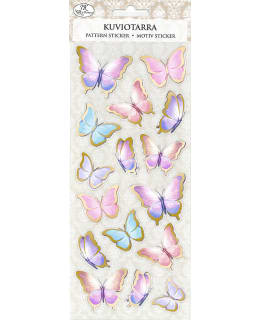 J.K. PRIMECO BUTTERFLIES PATTERN STICKER Main Image
