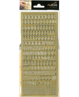 ÄÄRIVIIVATARRA KIRJAIMET KULTA Main Image