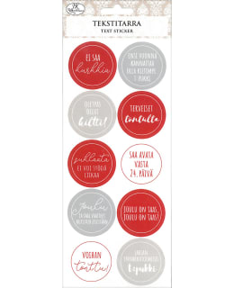 JKP JOULUTOIVOTUKSET PUNA TEKSTITARRA Main Image