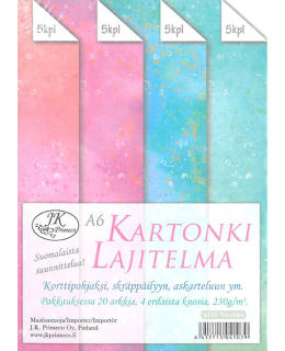 JKP A6 VESIVÄRI KARTONKILAJITELMA Main Image