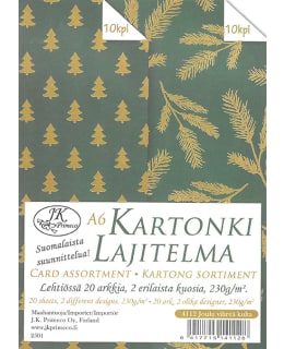 JKP A6 JOULU VIHR FOL KARTONKILAJITELMA Main Image