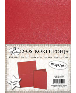 JKP KIMALLE PUNAINEN 2-OS KORTTIPOHJA Main Image