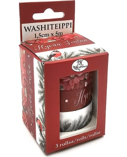 JKP JOULUAIHE 1,5CMX5M 3RLL WASHITEIPPI Main Image