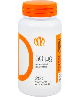 NATUR MED D 50MCG 200KAPS. RAVINTOLISÄ Main Image