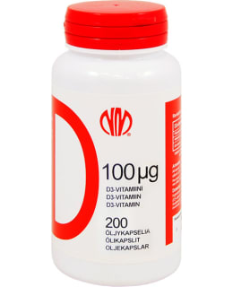 NATUR MED D 100MCG 200KAPS. RAVINTOLISÄ Main Image