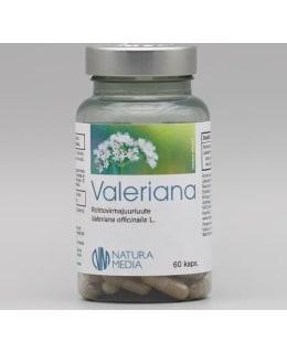 NATURA MED VALERIANA 60KAPS RAVINTOLISÄ Main Image