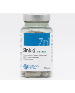 NATURA MEDIA ZINC +PHYTASE ZN1 60 KAPS Main Image