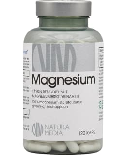 NATURA MED MAGNESIUM 120 CAPS RAV.LISÄ Main Image