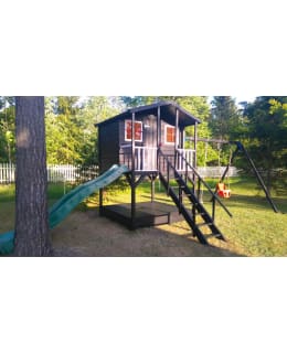 Fixu 2 playhouse with sandbox, slide and swings Main Image