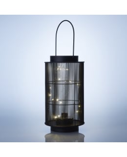NOELLE BLACK LED LANTERN Main Image