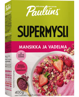 PAULÚNS 400G MANSIKKA&VAD SUPERMYSLI Main Image
