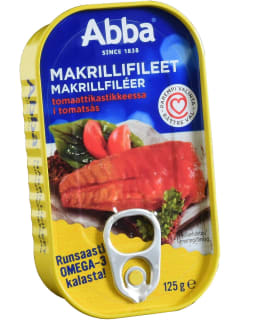 ABBA 125G MAKRILLIFILEET TOMAATTIKAST Main Image