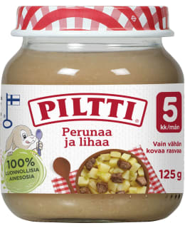 Piltti 125g Perunaa ja lihaa lastenateria 5kk Main Image