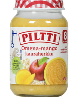 Piltti 190g Omena-mango-kauraherkku jälkiruoka 8kk Main Image