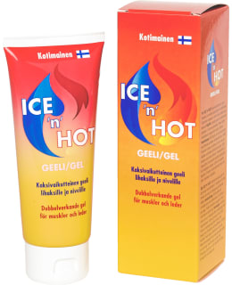 FYSIOLINE ICE`N`HOT 90G KYLM/LÄMP.GEELI Main Image