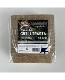 KAARNA RUSKEA 150X90MM 50KPL GRILLIRASIA Main Image
