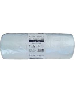 HDPE VEST TYPE BAG ROLL 7KG 20X49CM 200K Main Image