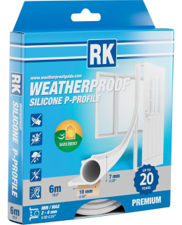 RK 7MM VALKOINEN 6M P SILIKONITIIVISTE Main Image