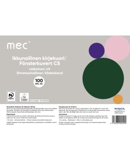 M.E.C C5/100KPL IKKUNALLINEN KIRJEKUORI Main Image