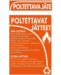 INORA POLTETTAVA JÄTE LAJITTELUTARRA Main Image