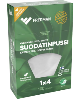 FREDMAN NO4/100 VALKOINEN SUODATINPUSSI Main Image