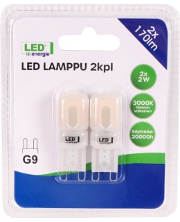 LED ENERGIE G9 170LM 2KPL LEDLAMPPU Main Image