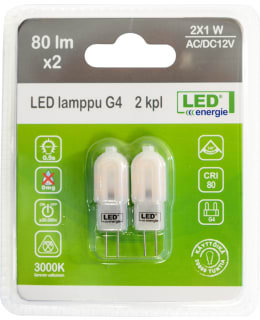 LED ENERGIE G4 90LM 2KPL LEDLAMPPU Main Image
