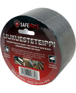 SAFEMATE 50MM X 5M MUSTA LIUKUESTETEIPPI Main Image