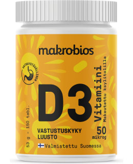 MAKROBIOS 150 TABL D3-VITAMIINI Main Image