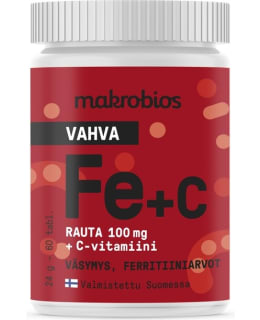 MAKROBIOS RAUTA+ C 60TABL. RAVINTOLISÄ Main Image