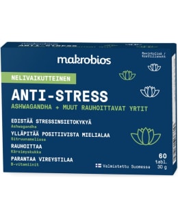 MAKROBIOS ANTI-STRESS 60TABL RAVINTOLISÄ Main Image